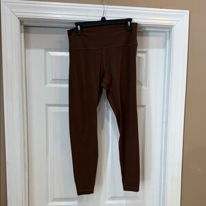 Lululemon align. Brown High-Waisted Leggings. No tag. Sz 12. 28 inch.